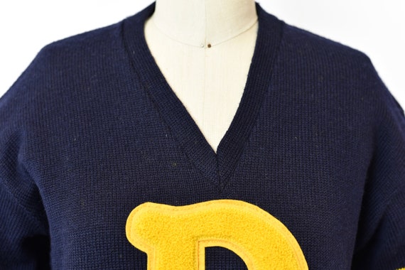 1950s Letterman Swimming Team Sweater Number 69 - image 9