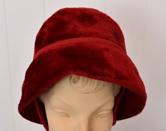 Vintage Ladies Saks Fifth Ave Felt Bucket Hat SAX FIFTH AVENUE 100% Wool Felt Women main image 3