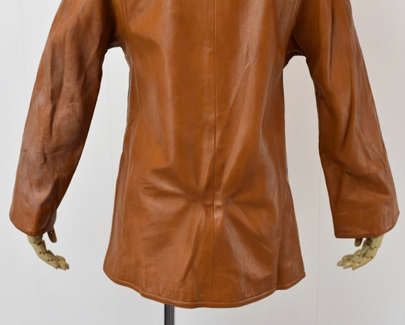 1960s Bonnie Cashin Sills Brown Leather Jacket Co… - image 7