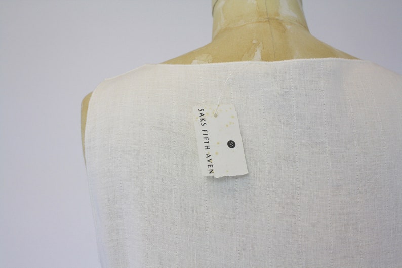 NOS 1990s Dusan Linen Dress image 7