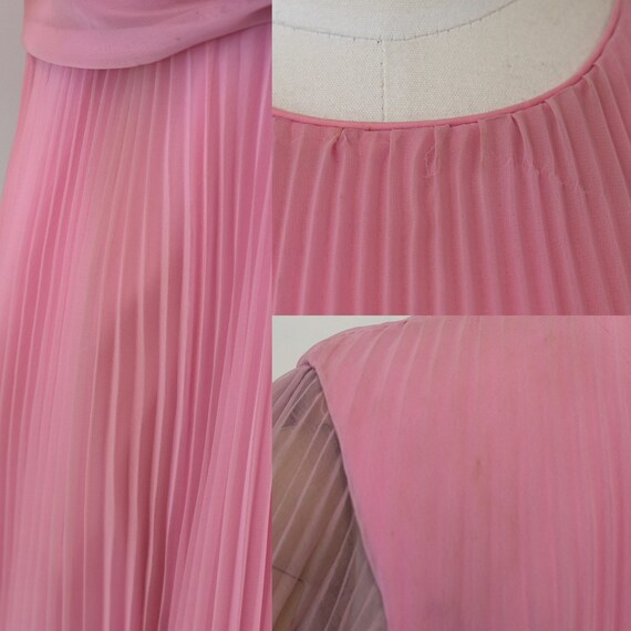 70's Pink Angel Sleeve Gown main image 1