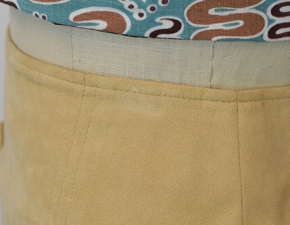 1970s Tan Camel Ultra Suede Skirt - image 8