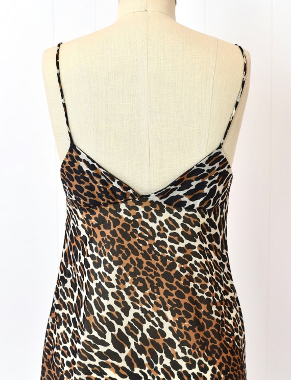 1950s/1960s Vanity Fair Leopard Print Corset Bodi… - image 7