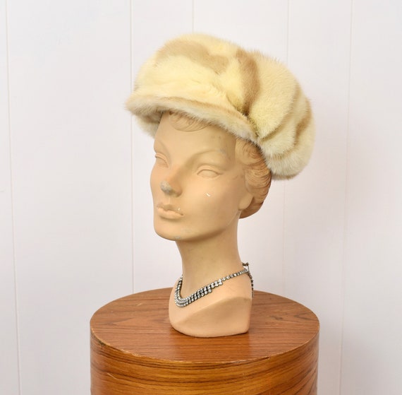 Mink hats (two) Fox And Astrakhan Fur Ushanka Hat Handmade By FurbySD main image 2