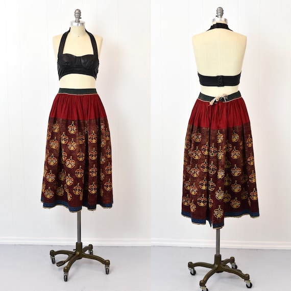 1960s/1970s South American Ethnic Folk Embroidered Skirt