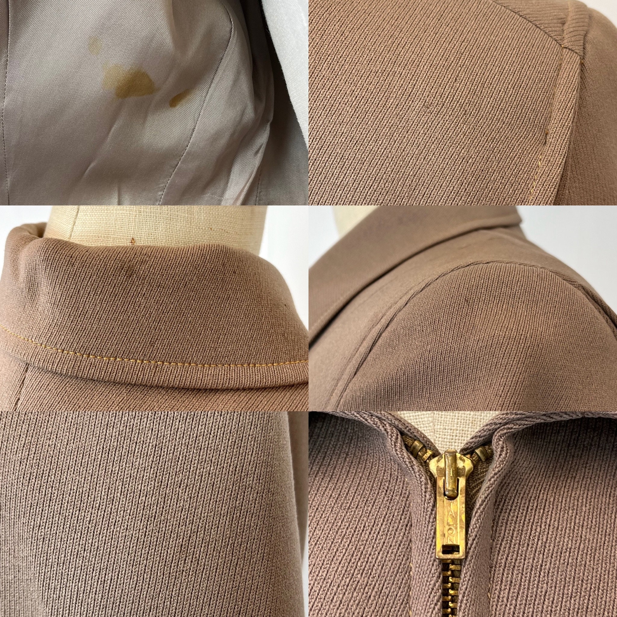 1940s/1950s Saddle Sturdy Brand Western Cowgirl Taupe Brown