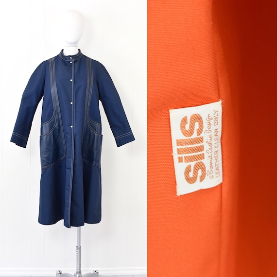 1960s Sills by Bonnie Cashin Blue Coat