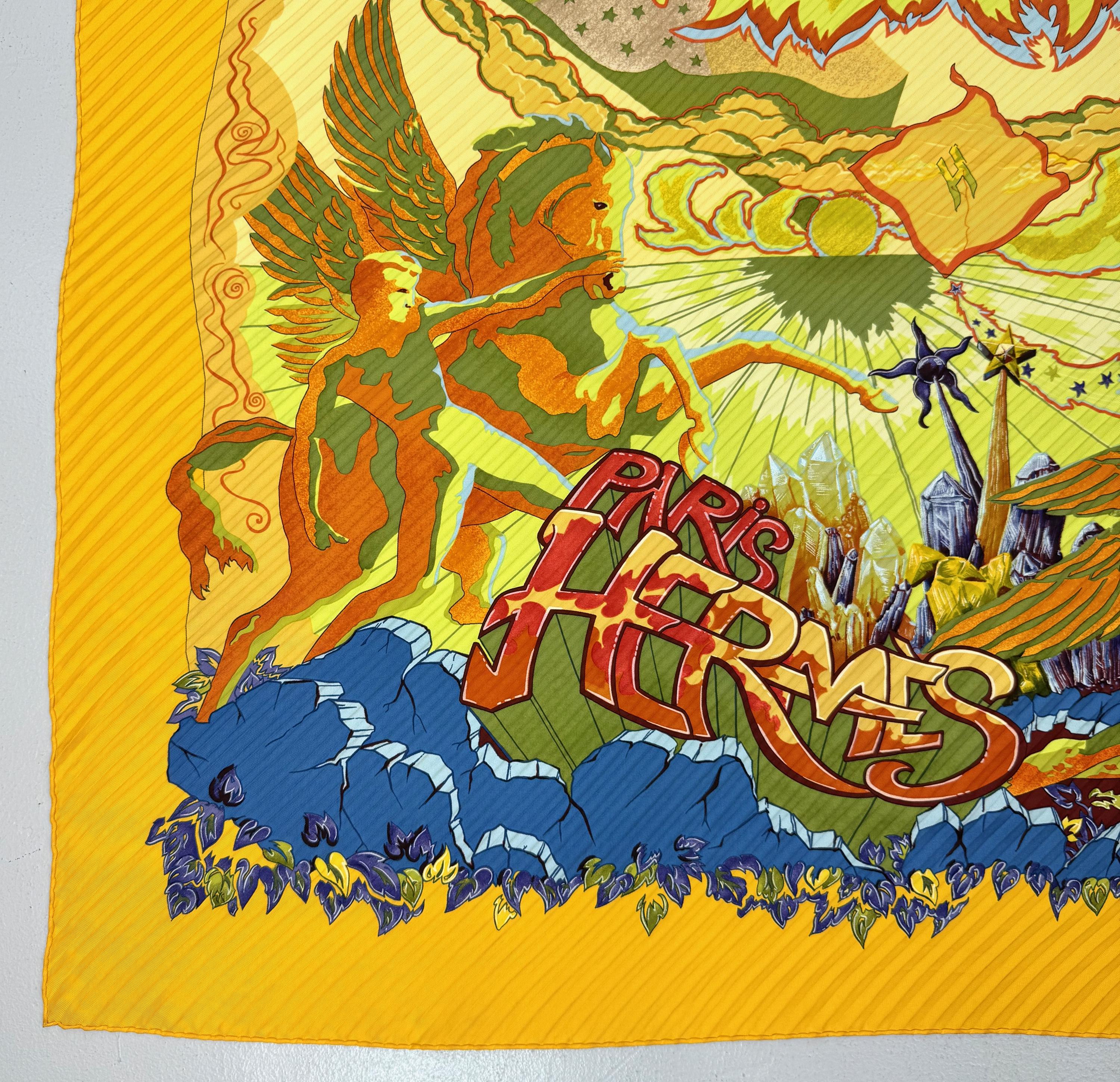 Vintage 1999 Hermes Aube Libre Comme L'ange Zoe Pauwels Yellow