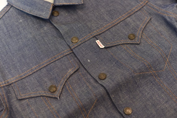 1970s Deadstock Levi's Blue Denim Jacket - image 4