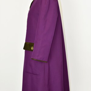 1960's Sills by Bonnie Cashin Purple Coat image 4