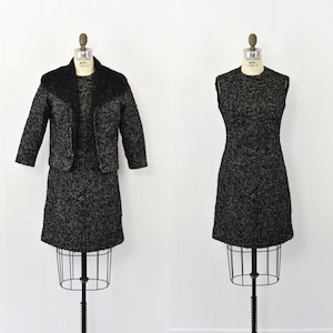 1960s Wool Dress & Jacket Set