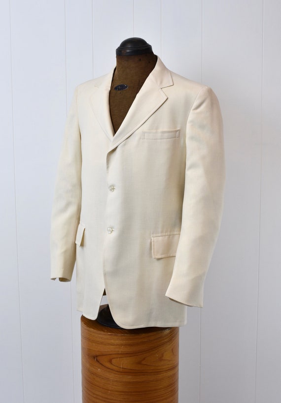 1980s Brooks Brothers Ivory Summer Jacket - image 5