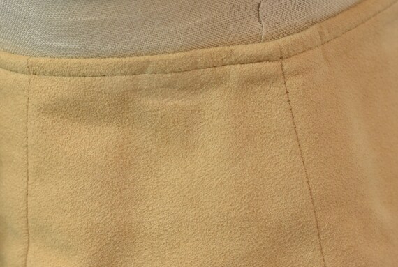 1970s Tan Camel Ultra Suede Skirt - image 9