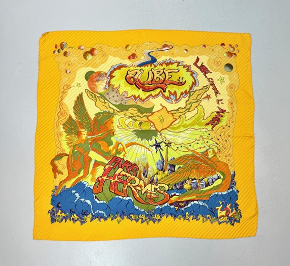 Vintage 1999 Hermes Aube Libre Comme L'ange Zoe Pauwels Yellow