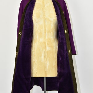 1960's Sills by Bonnie Cashin Purple Coat image 8