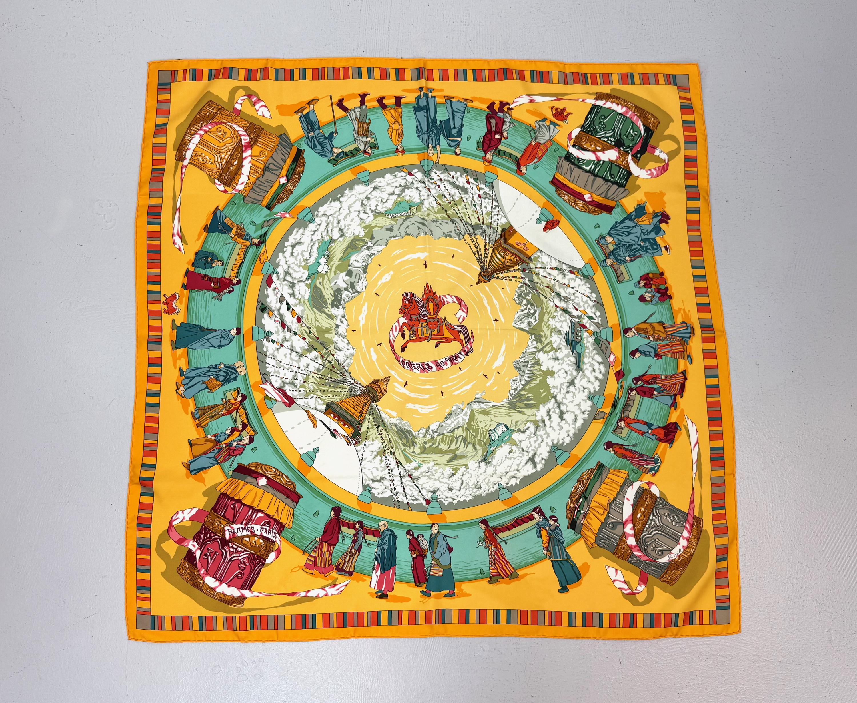 Vintage 1996 Hermes Prieres Au Vent Prayers in the Wind Dimitri