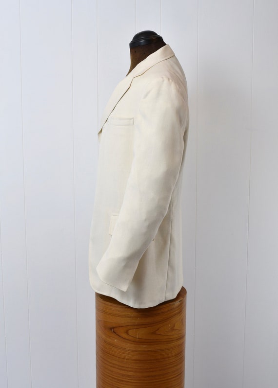 1980s Brooks Brothers Ivory Summer Jacket - image 6