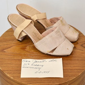 1930s Light Pink Keystone Night Caps Heels Pumps Shoes