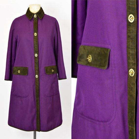 1960's Sills by Bonnie Cashin Purple Coat - image 1