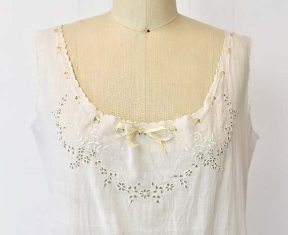 Antique 1900s White Cotton Teddy Boudoir One Piece Lingerie - Etsy 