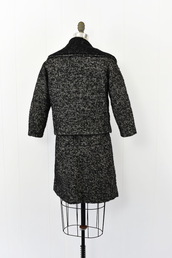 1960s Wool Dress & Jacket Set Gem