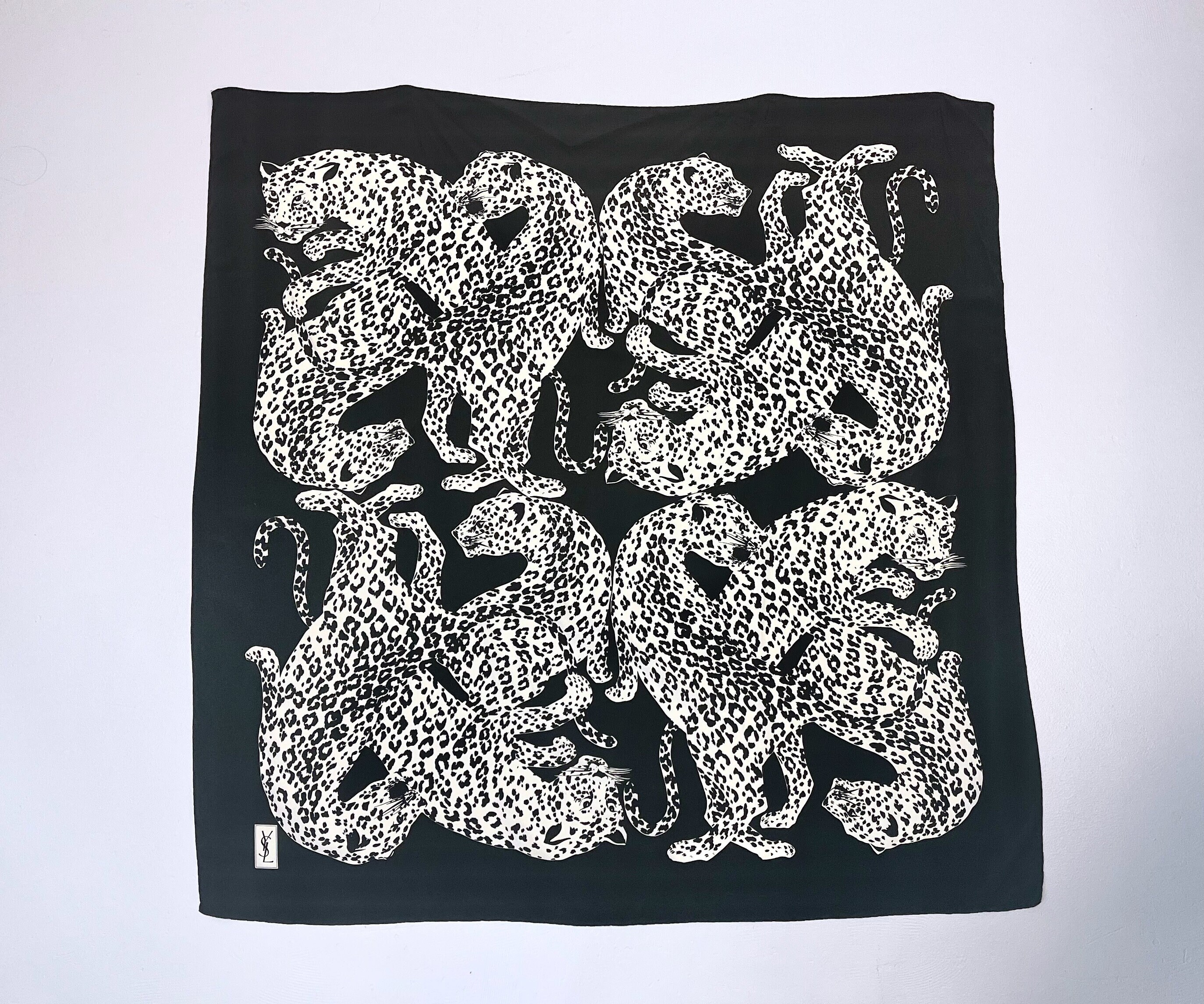 Vintage Yves Saint Laurent Leopard Jaguar Animal Novelty