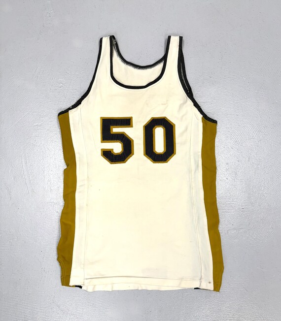 1970s Rawlings Basketball Sports Athletic Jersey Tank Top Shirt