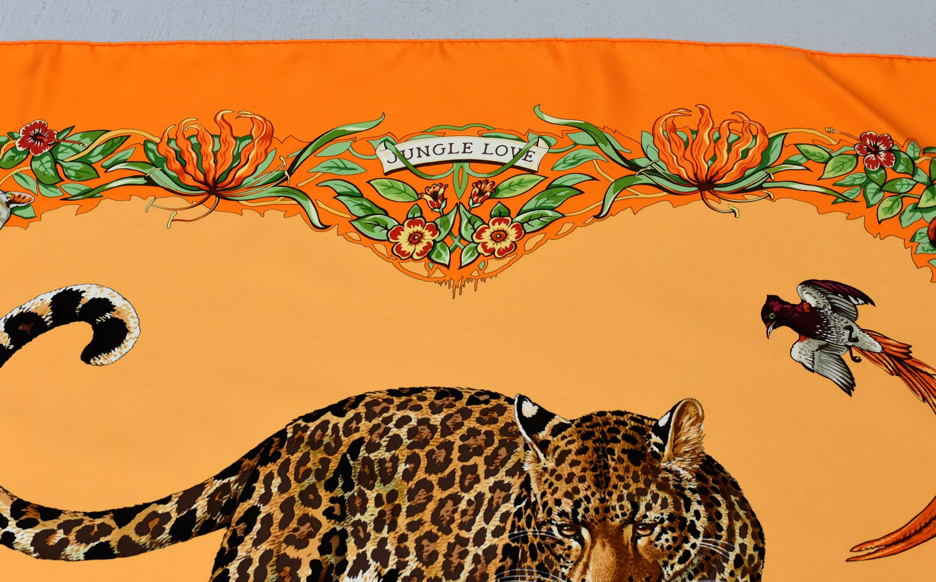 Vintage 2001/2002 Hermes Jungle Love Leopard Animal Print