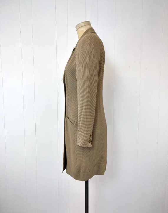 1990s DKNY Donna Karan New York Brown Houndstooth… - image 5