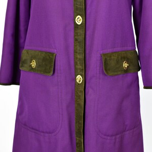 1960's Sills by Bonnie Cashin Purple Coat image 3