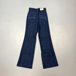 NOS 1970s Blue Denim Jeans Childrens Youth Unworn Deadstock Pants Trousers
