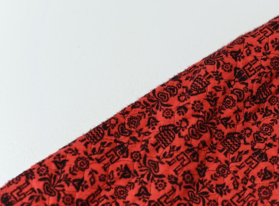 1960s Red Lanz Austrian Novelty Print Skirt - image 8