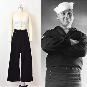 1940s Sailor Pants - Etsy