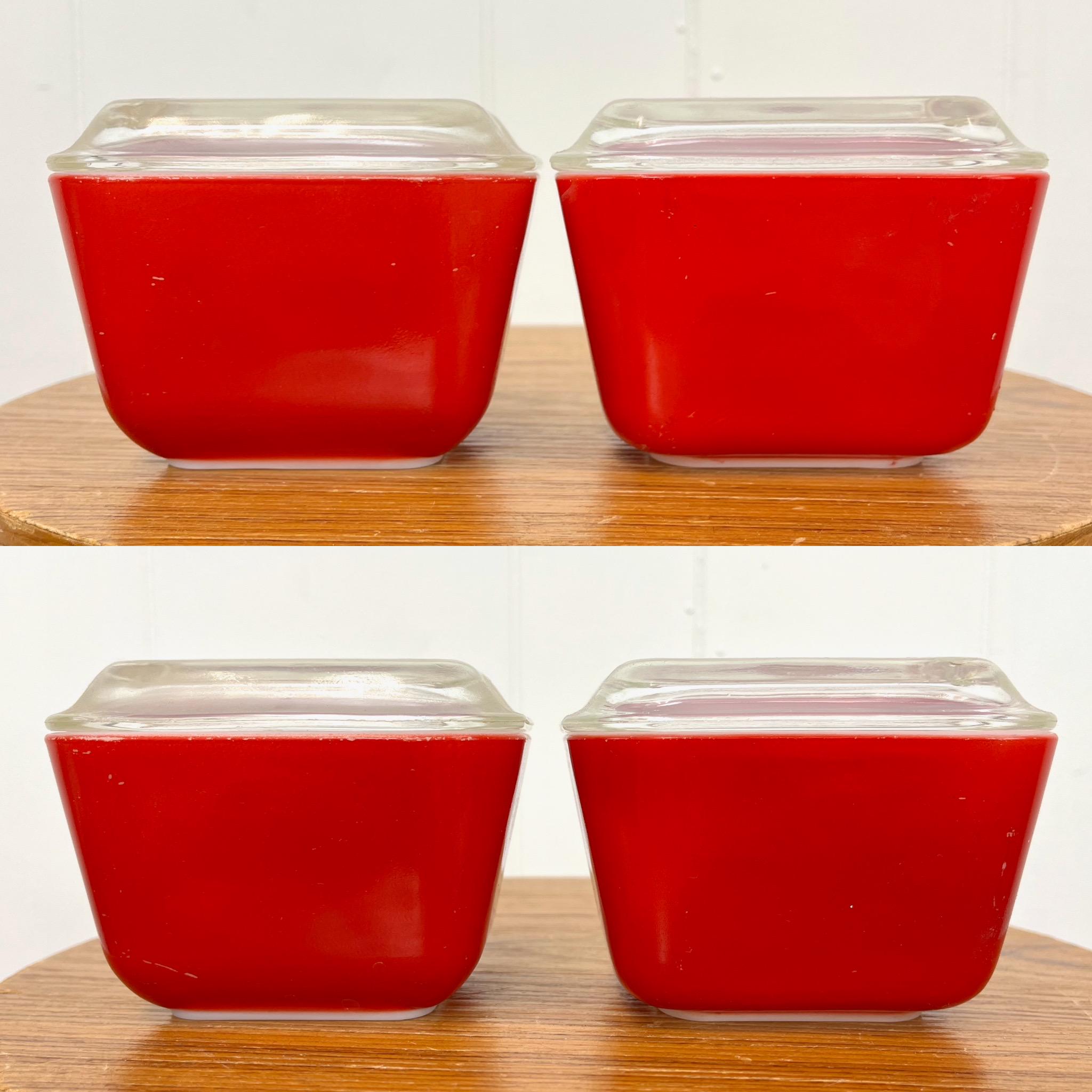 1950s Pyrex Primary Multi-color Mid Century Kitchen 4 Piece ...
