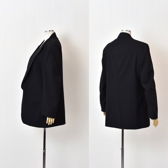 1970s Christian Dior Monsieur Black Jacket - image 7