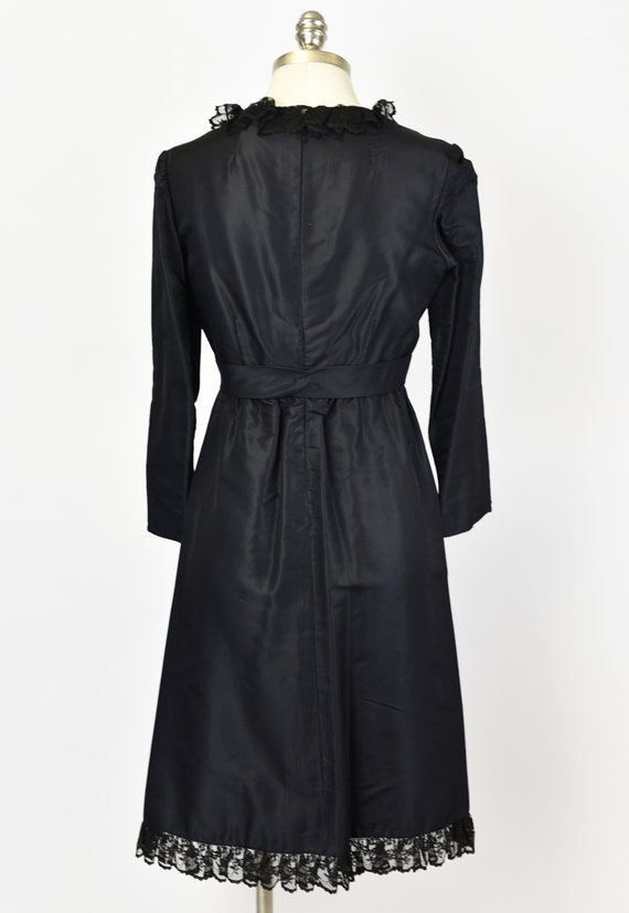 1960s Black Mollie Parnis Dress - image 6