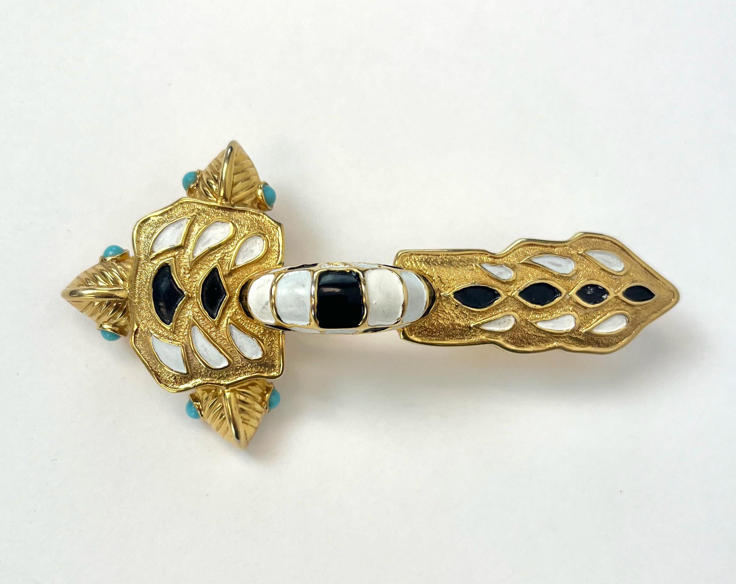 Jomaz Turquoise Brooch - Etsy