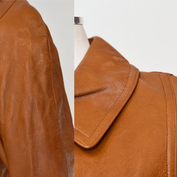 1960s Bonnie Cashin Sills Brown Leather Jacket Co… - image 10