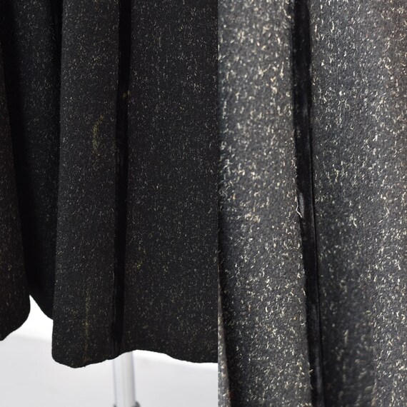 1950s Princess Coat Lilli Ann Style Jacket Black … - image 10