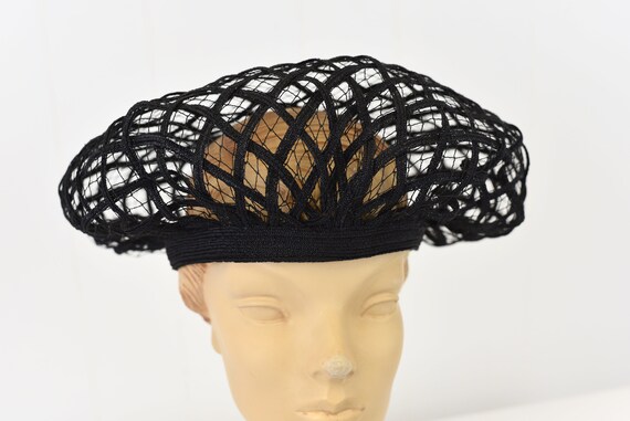 1960s Christian Dior Black Net Hat - Etsy 1960s Christian Dior Black Net Hat - Etsy