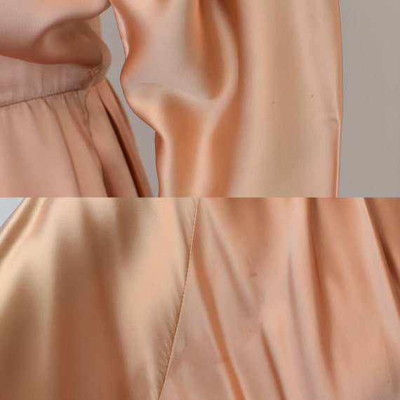 1940s Blush Pink Satin B. Cohen Original Dressing… - image 7