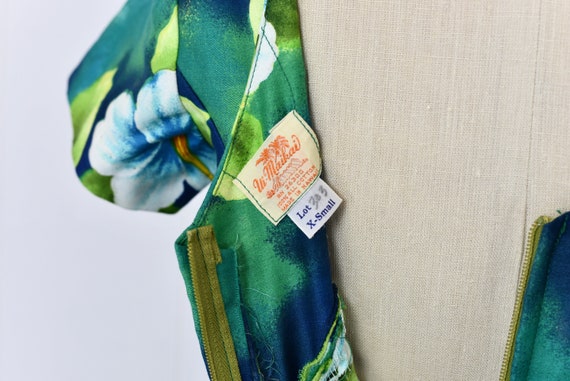 NOS 1960s Ui-Maikai Hibiscus Floral Hawaiian Dress - image 10