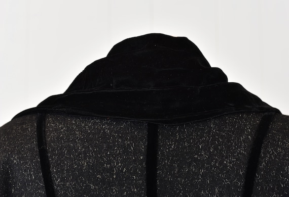 1950s Princess Coat Lilli Ann Style Jacket Black … - image 9