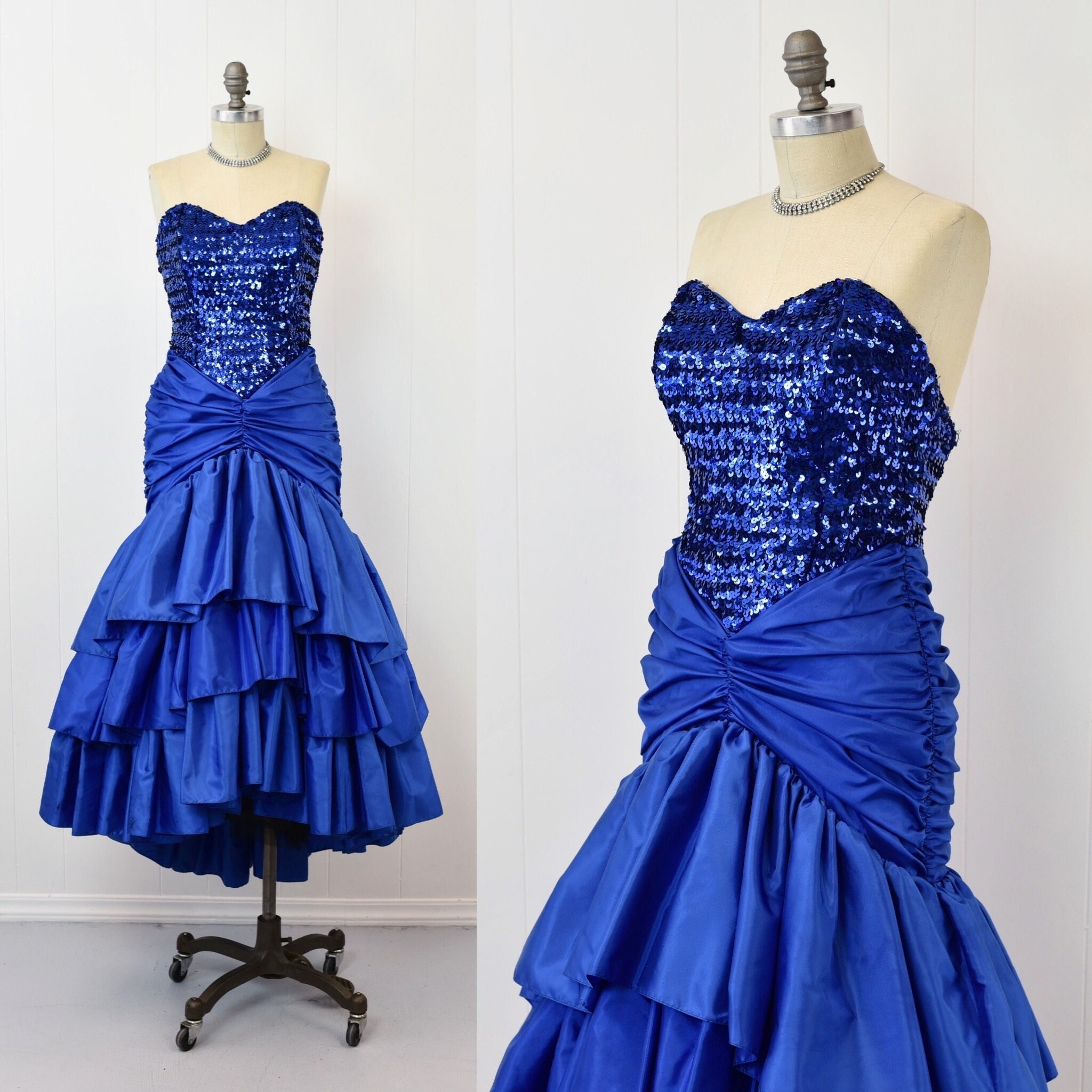 Royal Blue Prom Dress Mermaid - Etsy Royal Blue Prom Dress Mermaid - Etsy