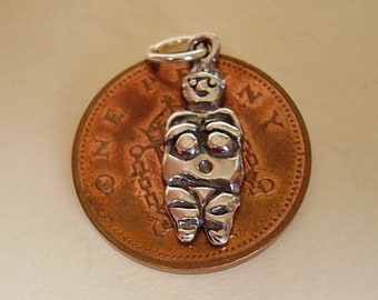 Sterling Silver Venus Of Willendorf Fertility Symbol Charm