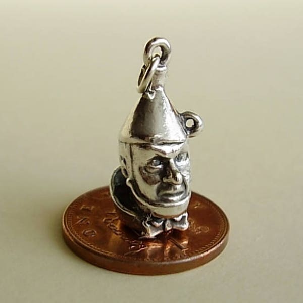 Tin Man Wizard Of Oz Sterling Silver Charm