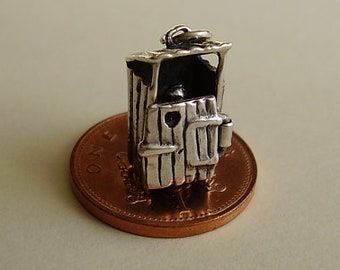 Sterling Silver Outdoor Toilet Loo Charm