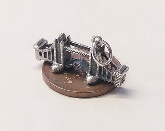 London Tower Bridge Sterling Silver Charm