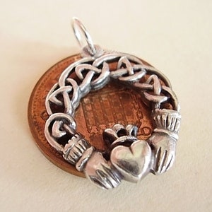 Sterling Silver Claddagh Charm