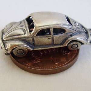 Sterling Silver VW Beetle Car Charm